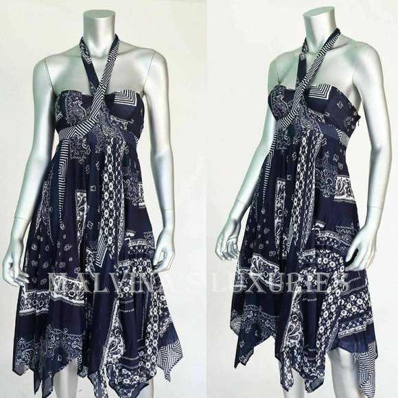 Alexander McQueen Dresses & Skirts - ~SOLD~ MCQUEEN Bandana Patchwork McQ Punk Dress